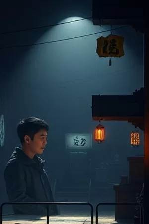 海角网首页主视觉，深蓝夜幕下海岸线与影片分栏图形组合